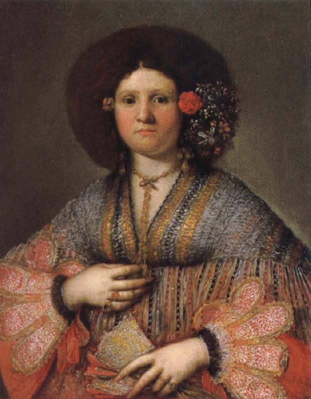 Girolamo Forabosco Portrait of a Venetian Lady Norge oil painting art
